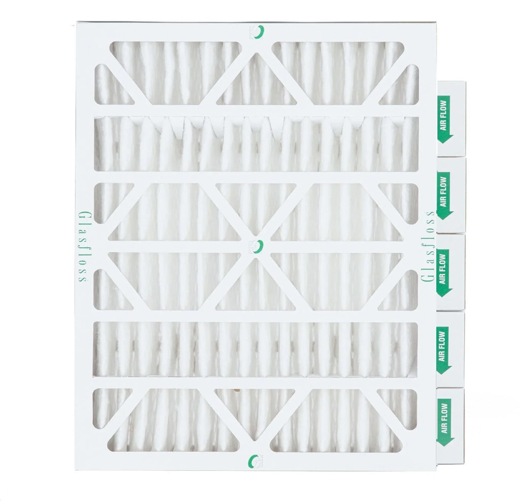x Size: 10 Inch of 6 Filters 23-1/2 x 18x24x4 Pleated 3-3/4 17-1/2 Actual 4" MERV Air by Pack Glasfloss.