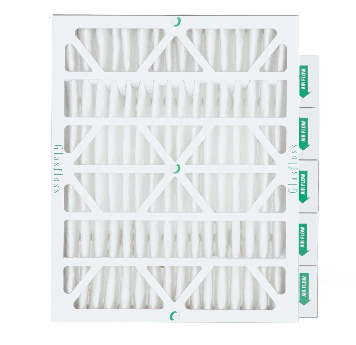 x Size: 10 Inch of 6 Filters 23-1/2 x 18x24x4 Pleated 3-3/4 17-1/2 Actual 4" MERV Air by Pack Glasfloss.