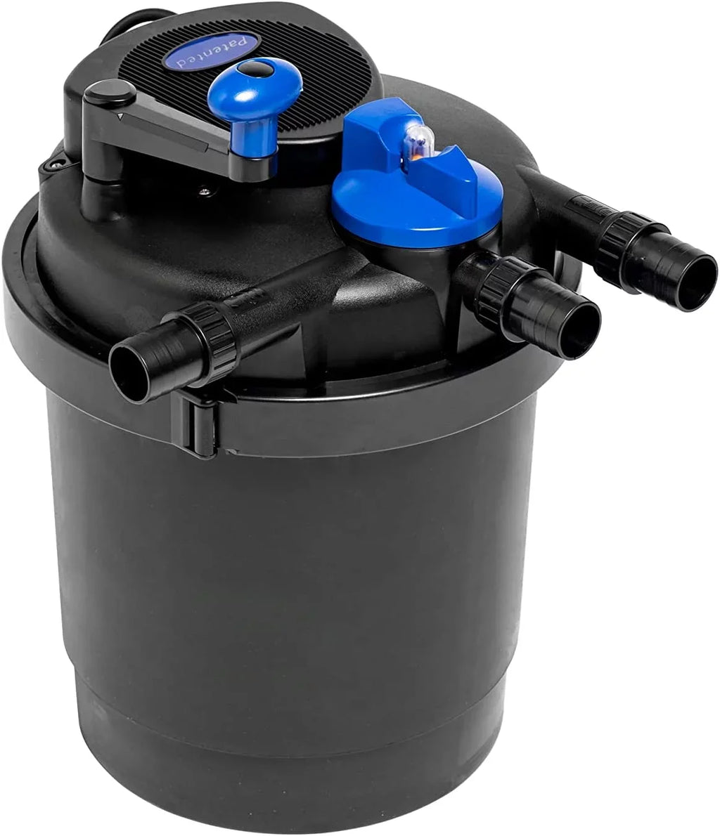 with 1600 CNZ Clarifier, Filter gallons Pond 13w CPF-2500 to Pressure Bio Up