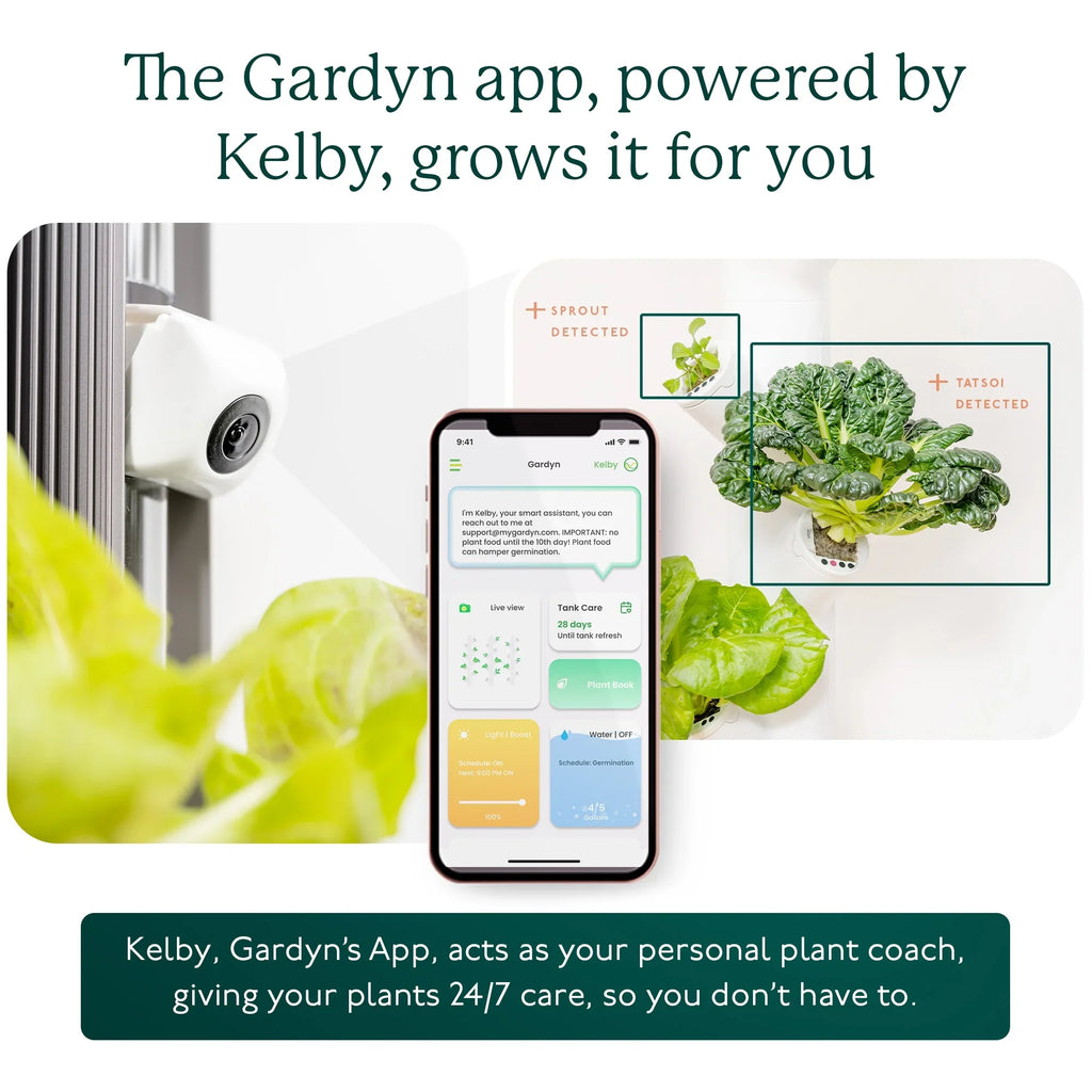 Garden| System Planter Vertical & Non-GMO & 3.0 Plants, Smart Your Indoor Home Indoor Lights Includes 30 Vegetables Herbs Gardening & Garden Grow Hydroponics LED Indoor Gardyn for | Growing System