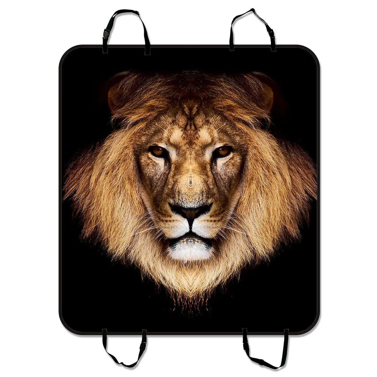 Hammock Car Trunk GCKG Mat and SUV Cars Trucks Big For 54x60 Mat Pet Seat Seat Dog Cargo Mat Cover inches Lion face Car