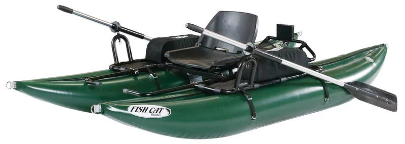 Framed Outcast Panther Cat Fish Pontoon