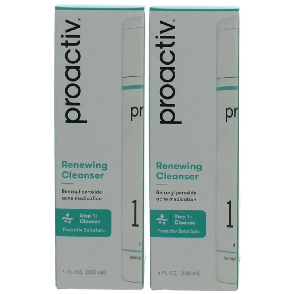 of Pack Medication 1 Solution Cleanser Cleanse Proactiv 2, Acne Each Renewing 4 Step oz