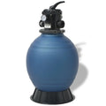 18 Sand Filter Position Valve Blue 6 with Pool inch