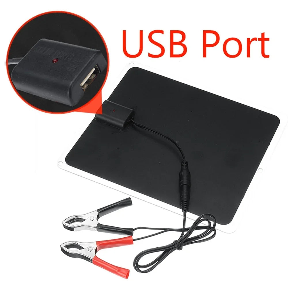 Panel Tool Camping Hiking Solar Aibecy for - Charging Monocrystalline 20W Silicon Portable