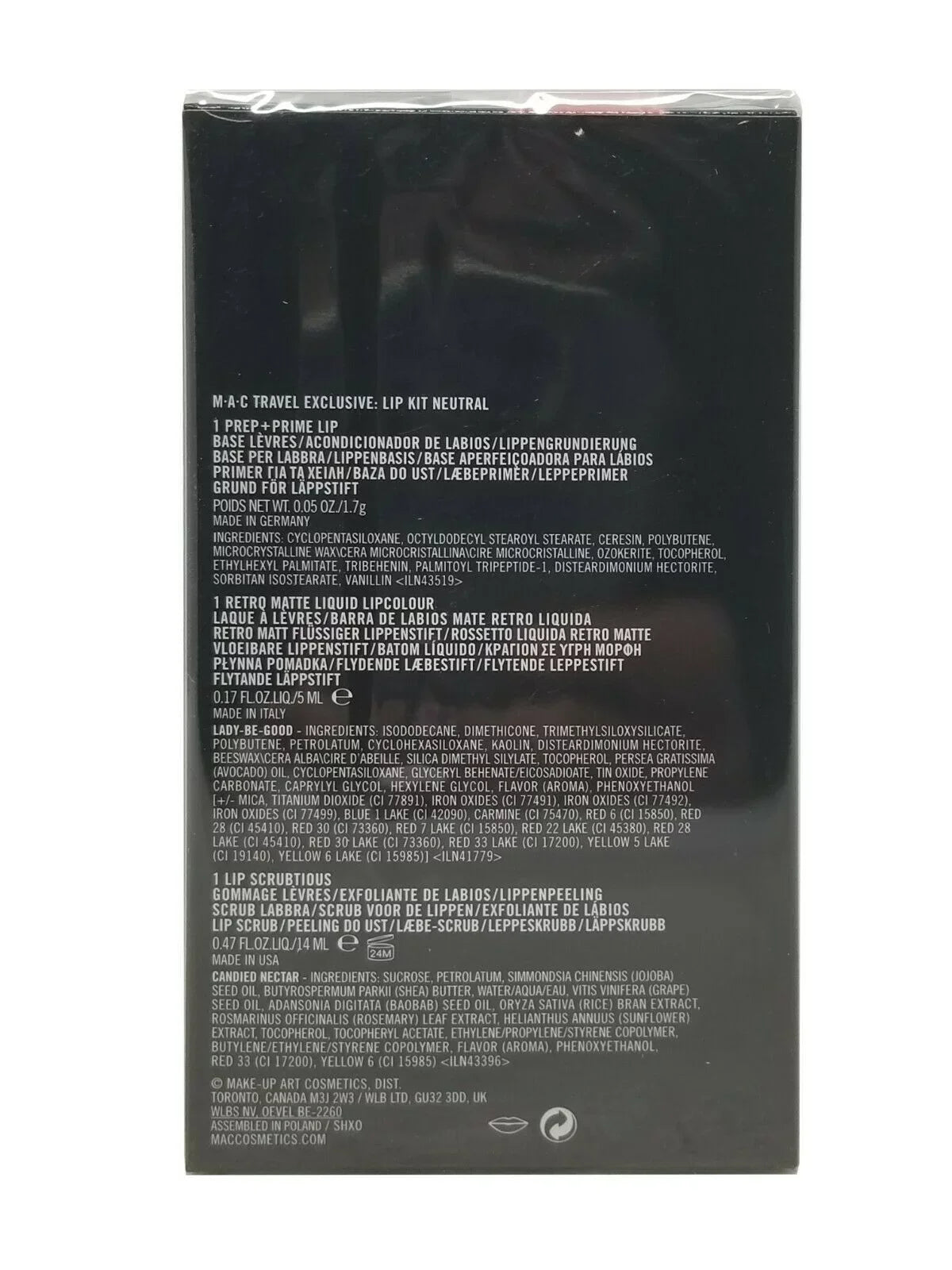 Kit Neutral Exclusive MAC Travel Lip