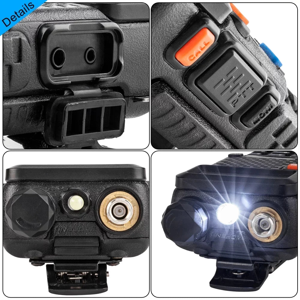 UV-5R Radio Walkie RF Way UBesGoo Dual Ham 5W mAh Radio Band Talkie 1800 Baofeng two FM