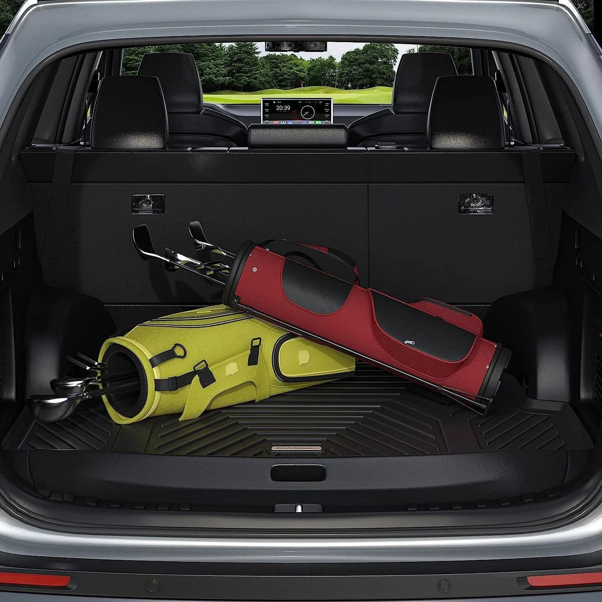 Trunk Mats All Floor Weather Black Ledkingdomus 2020-2023 Mat Model Y Rear Tesla for