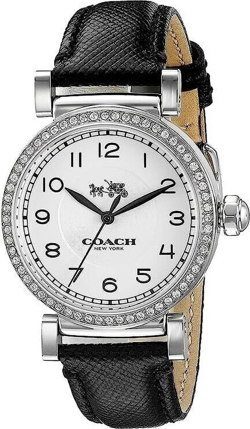 Dial Madison Coach Quartz 14502399 Ladies Silver Watch