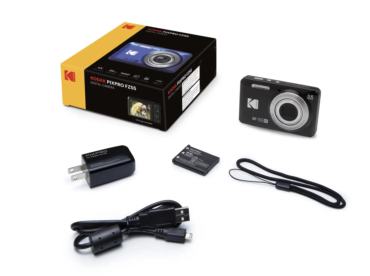 Digital + Camera PIXPRO Accessories Kodak FZ55 (Black)