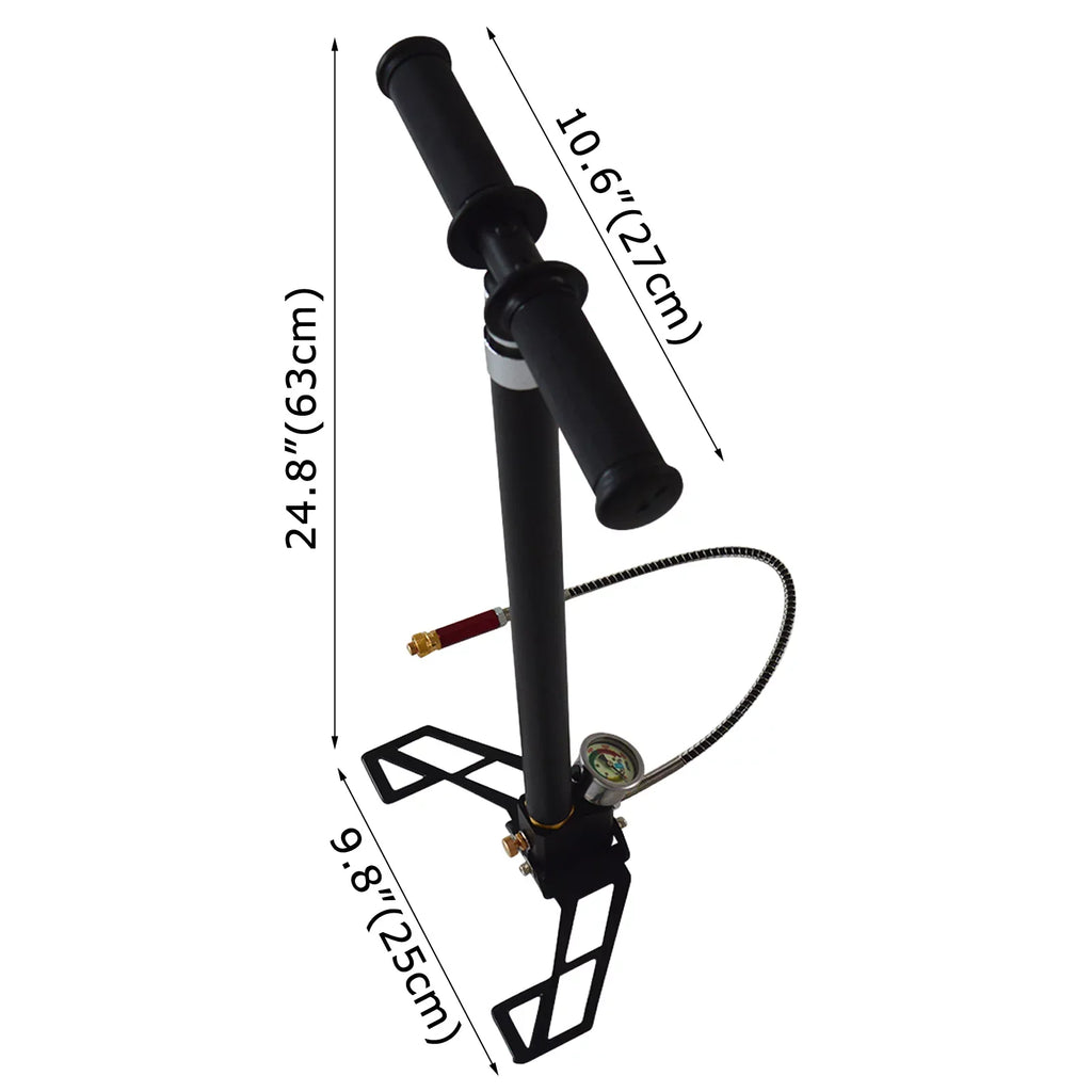 5800PSI Inflator Hunting Techtongda High Four PCP Operated Pressure Air Stage Pump Hand
