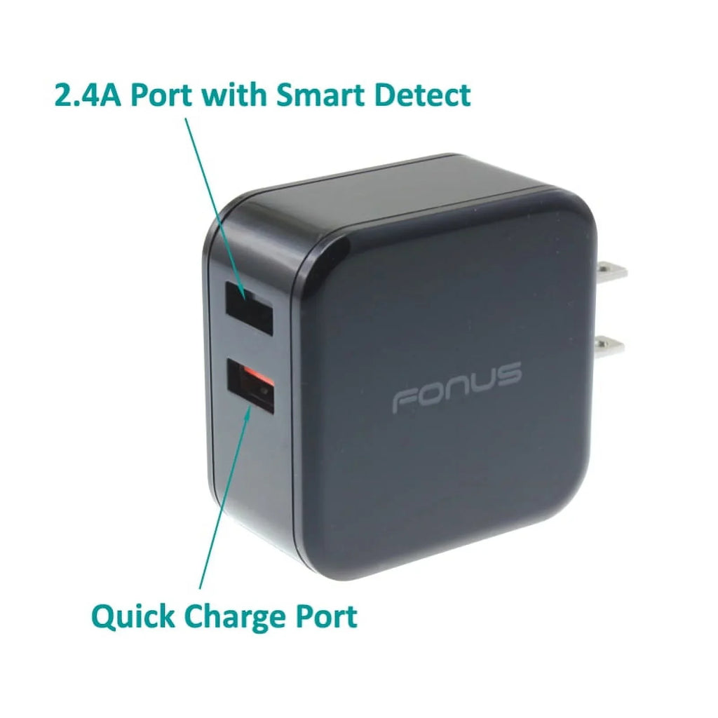 Phone 6ft w Charger - Fast ASUS 4S Case Primo 4-in-1 Black ZenFone Bundle - Pro 5z Acer 4 Adaptive Idol Alcatel Jade Liquid Car (Two) Motion - for Z2D Home Long Cable USB Blackberry Leather