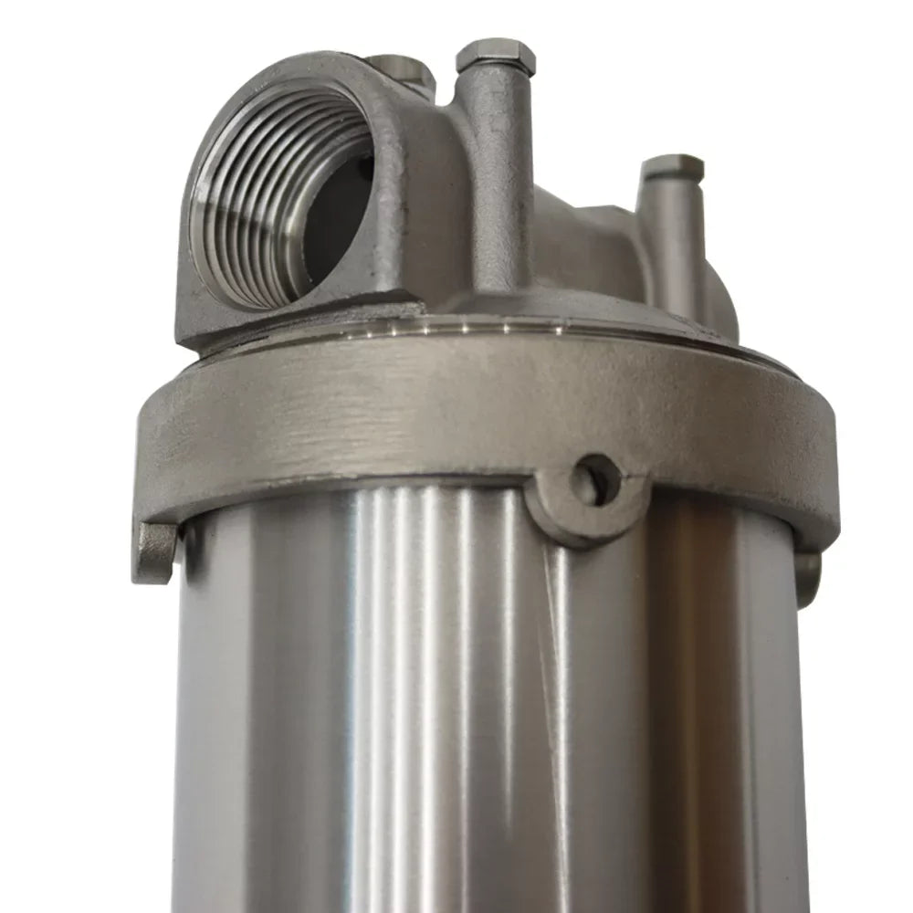 PreAsion Housing Filter for Pressure Bracket with Water 1"NPT 10"L Cartridges Heavy-duty