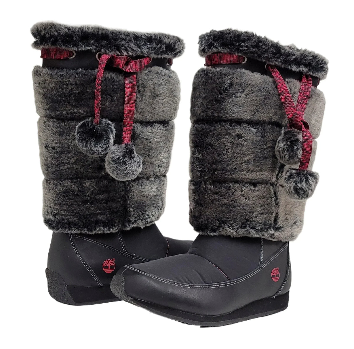 Black 59794 1.5 Youth Fur Medium Tall Preschool Winterberry size Boot Timberland US