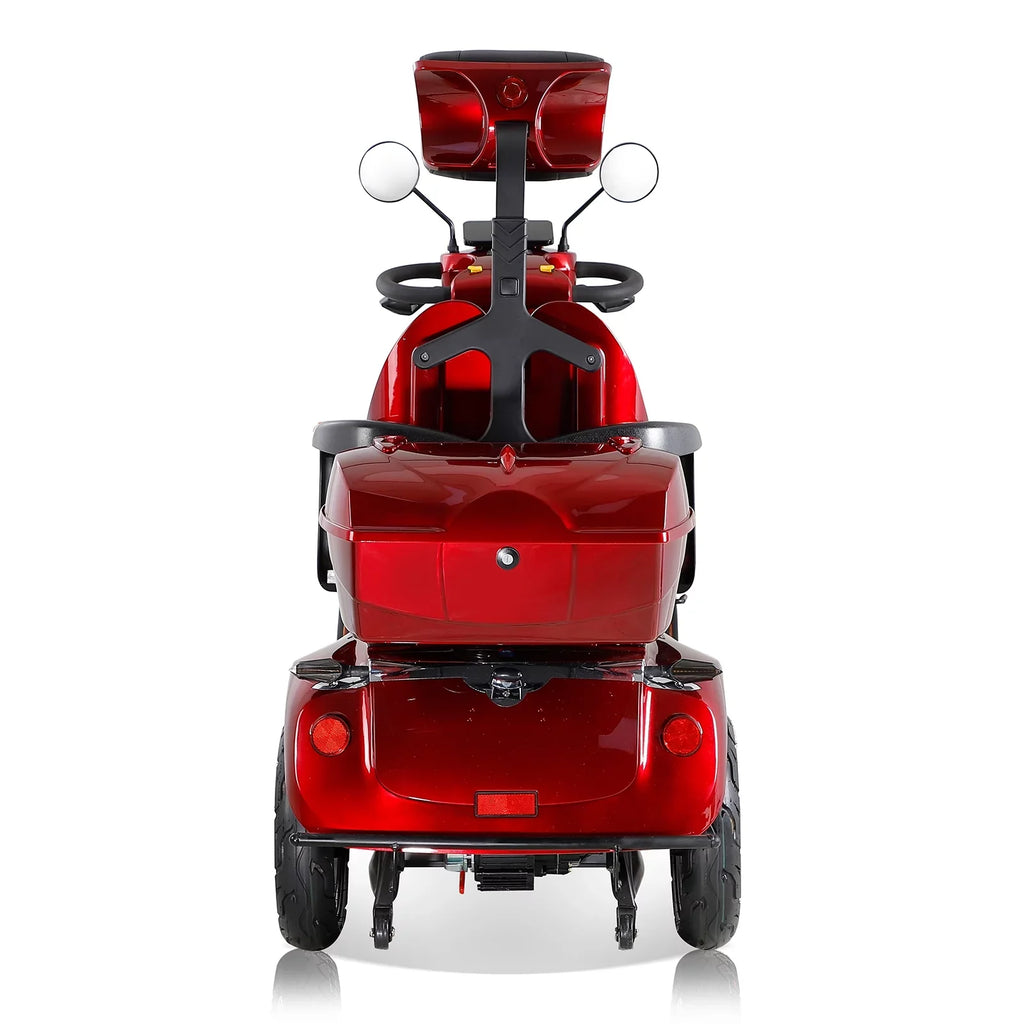 comfortable with seat Fat Scooter handle front Eletric seat 4-Wheel scooter adjust and Powerful 800W tire and