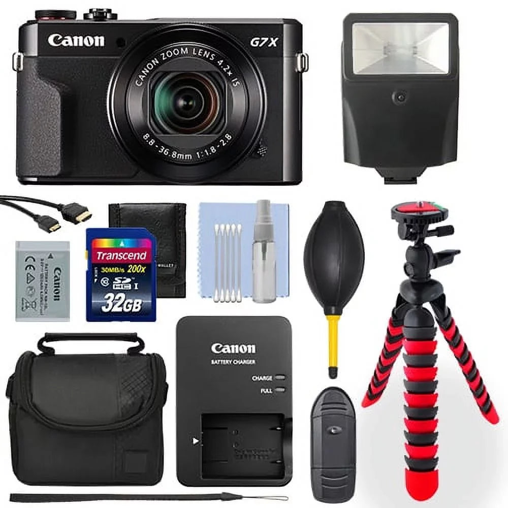 Camera+ Mark G7x Digital Canon Package Powershot 20.1MP Accessory 32GB Deluxe II
