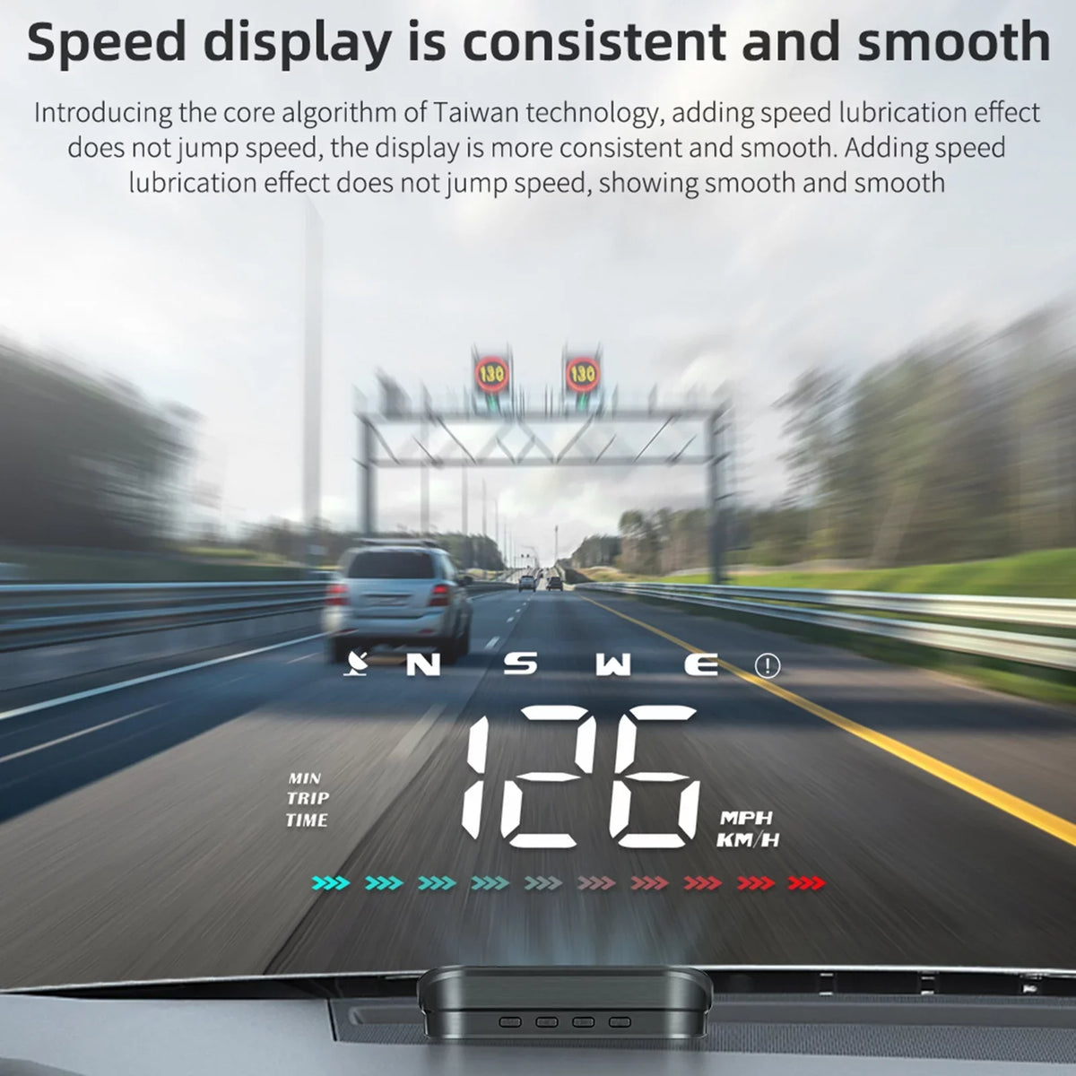 with Alarm Digital Heads-Up for Car GPS Pinnaco Display Speedometer Speedometer Overspeed