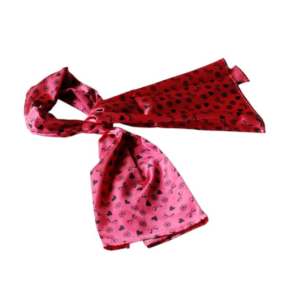 Design Scarf/Wrap/Shawl(Large) Comfy Romantic Lovely Blancho BOW Pink Deep Blosom & Silk & Heart