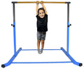 Gymnastic Height Kids, Training Adjustable Bar Practice Bar 5 FT Expandable Equipment Gymnastics Between to Star-TD for for Tumbling 5 3 Kip FT, Home Fitness Training (Blue) Horizontal