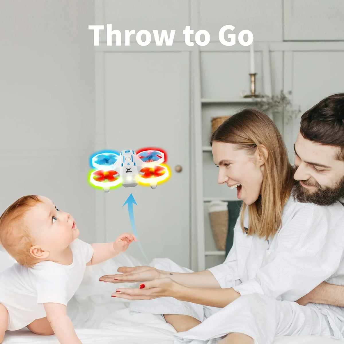 with Turn Signal RC Light Toys HYG WHITE for Mini Open - Drones Kids Box
