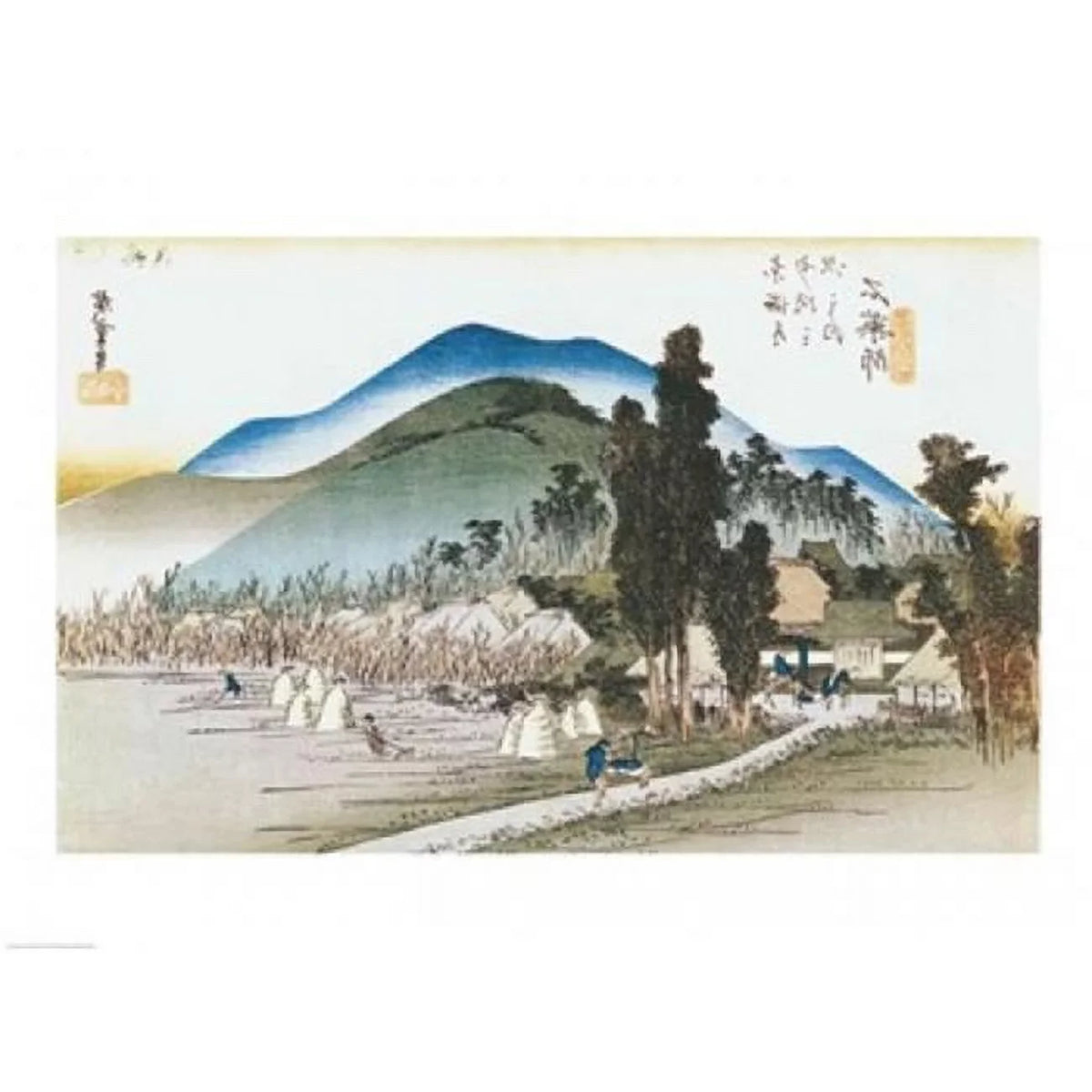 '- by x Print 24 Ishiyakushi 18 in. Poster Utagawa Hiroshige