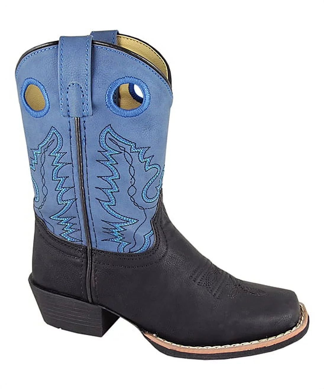 Boot Cowboy Smoky Mountain Blue Monterey Kids and Black