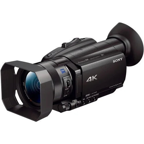 Star Camera FDR-AX700 + Memory and 4K More Sony Card Video - with Carrying HD Handycam Cable + HDMI Case Camcorder 128GB