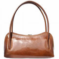 Serafina Shoulder Handbag, Handmade Luxury Leather Italian Womens Artisan Tan 79-6886-Tan