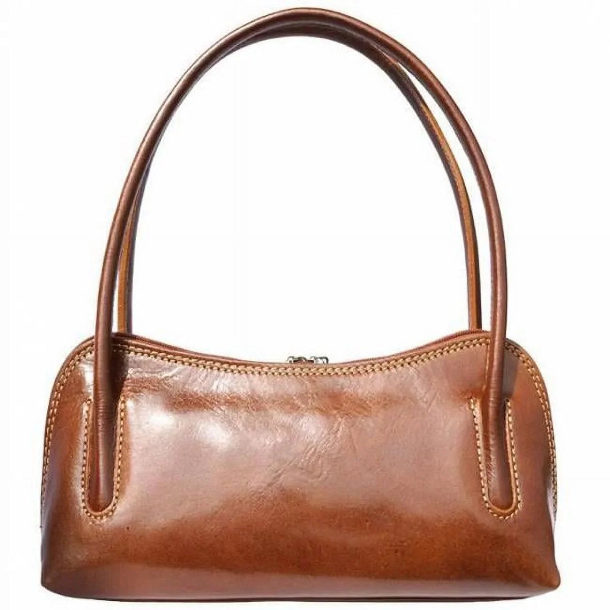 Serafina Shoulder Handbag, Handmade Luxury Leather Italian Womens Artisan Tan 79-6886-Tan