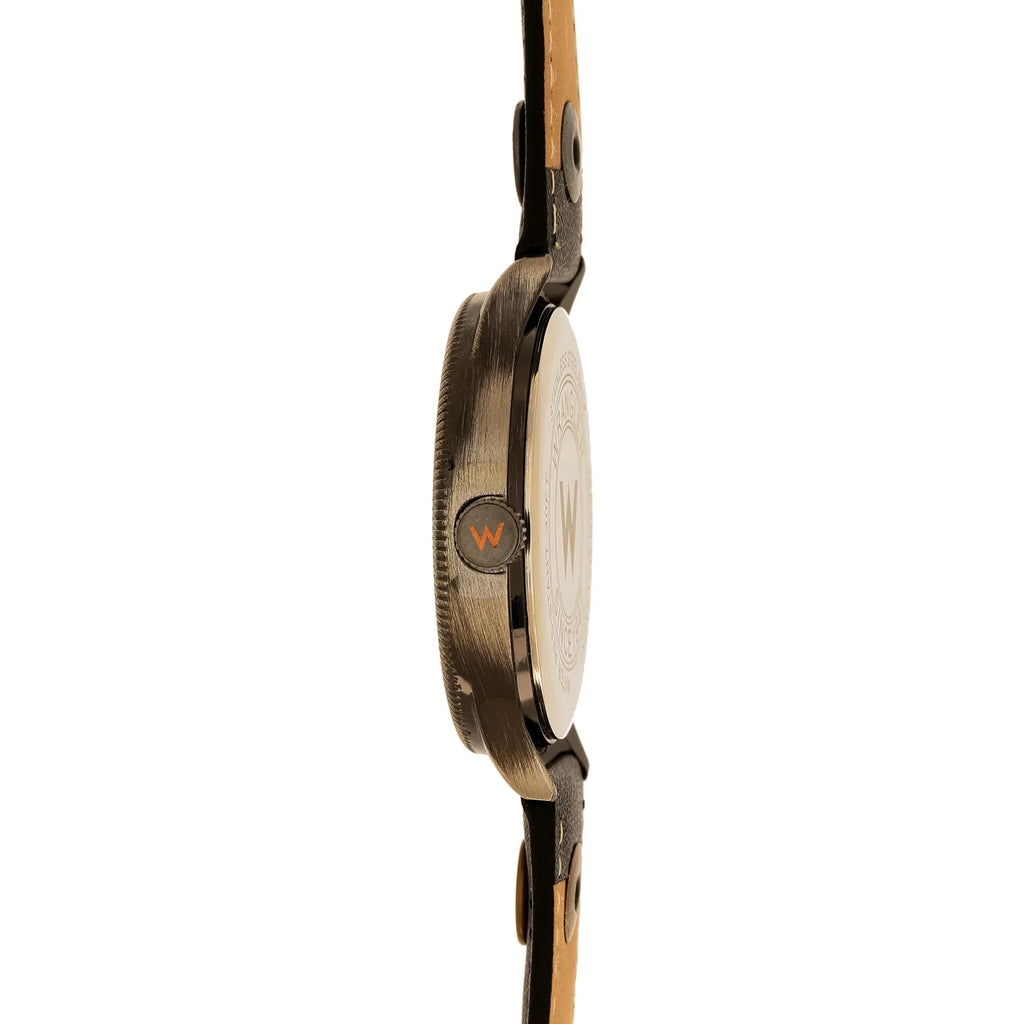 Watch Dial, Blue Wrangler 40mm Strap Black