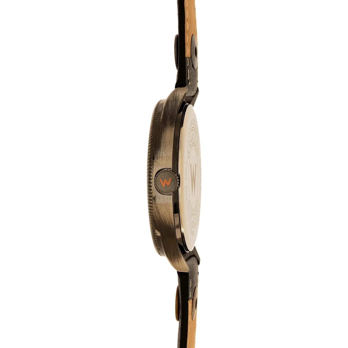 Watch Dial, Blue Wrangler 40mm Strap Black