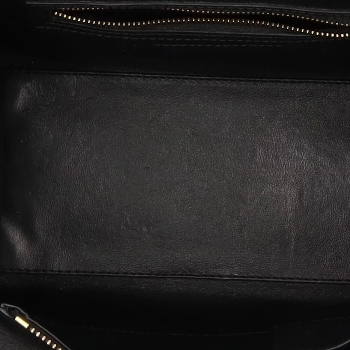 Celine Micro Shopper Leather Beige Luggage Handbag Ladies (Good) Pre-Owned