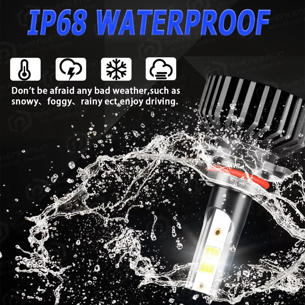 2017 BMZONCC High/Low Bright 2019 Bulbs Combo 2018 Beam for LED 9005 Mitsubishi Headlight H7 Super Outlander
