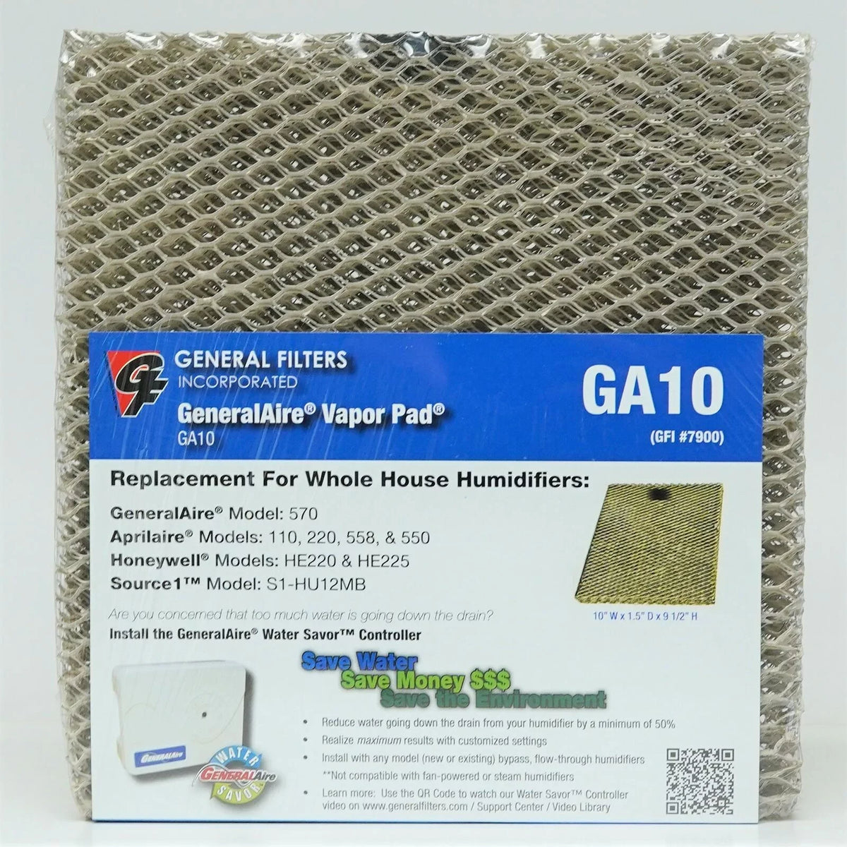 4PAK Aprilaire 550 Water Panel Filter 10-4 for Pad #10 500 Humidifier