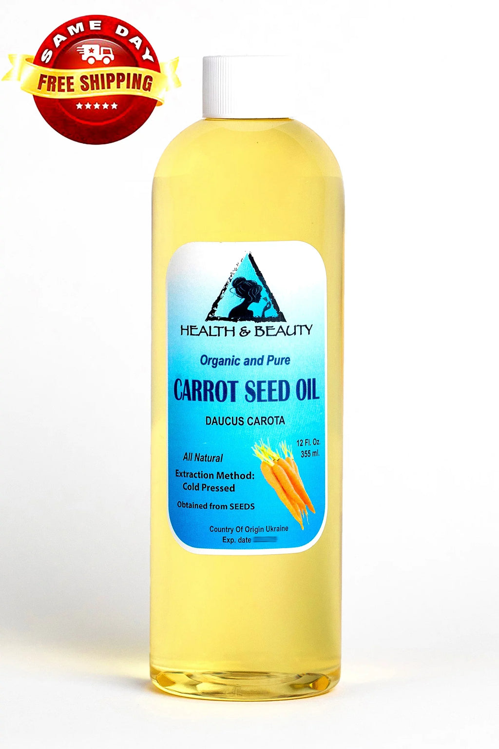Oil 36 Fresh Pressed Premium Carrot Seed oz 100% Carrier Organic Pure Cold
