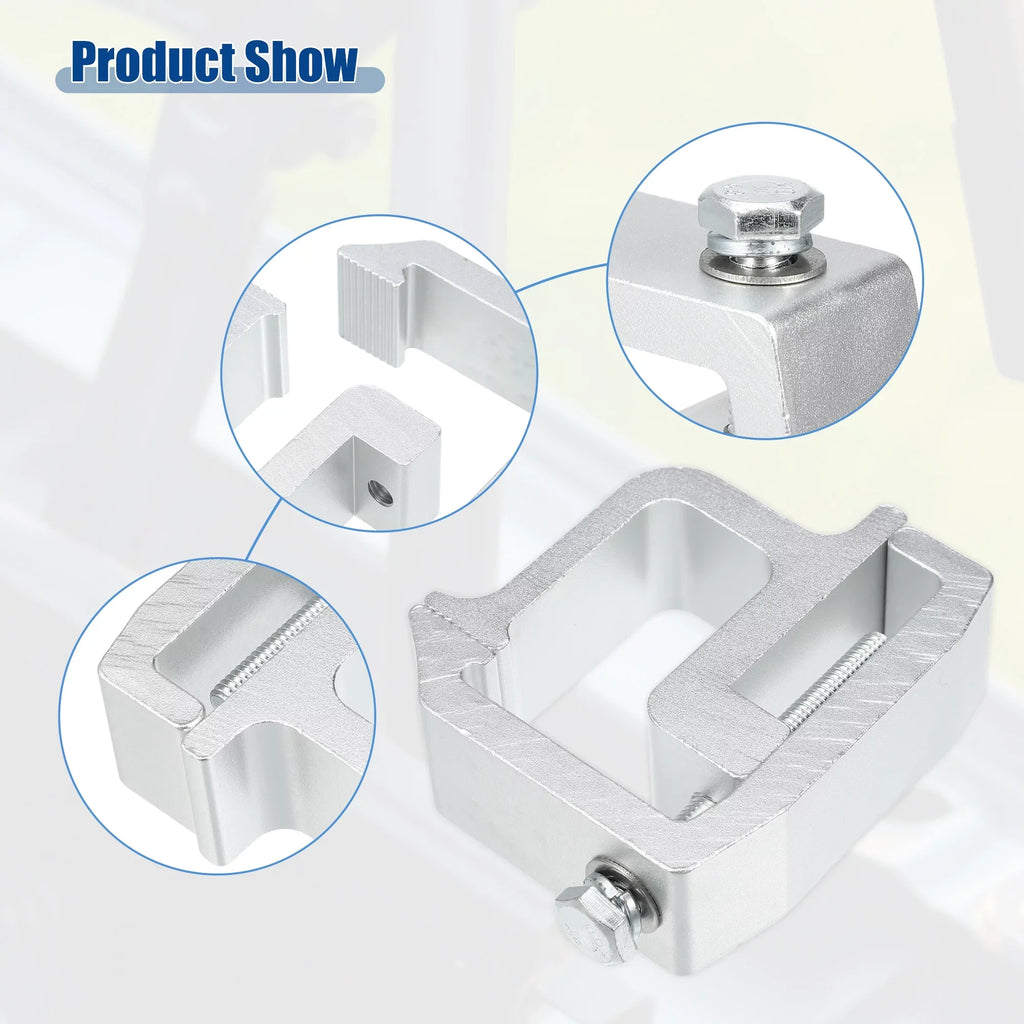 Truck Bed Clamps for Camper Clips Shell Tone Unique 1500 Silverado Fit 2500HD Mount Chevy Cap Bargains Pcs Silver 8