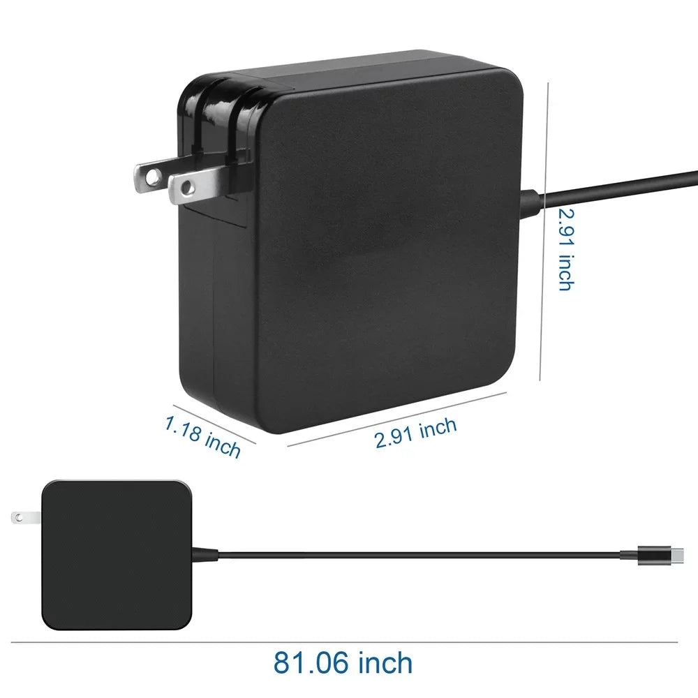 65W USB P51s Compatible AC Charger T570 Type-C Aprelco T470 x270 with Power Lenovo T470s Adapter