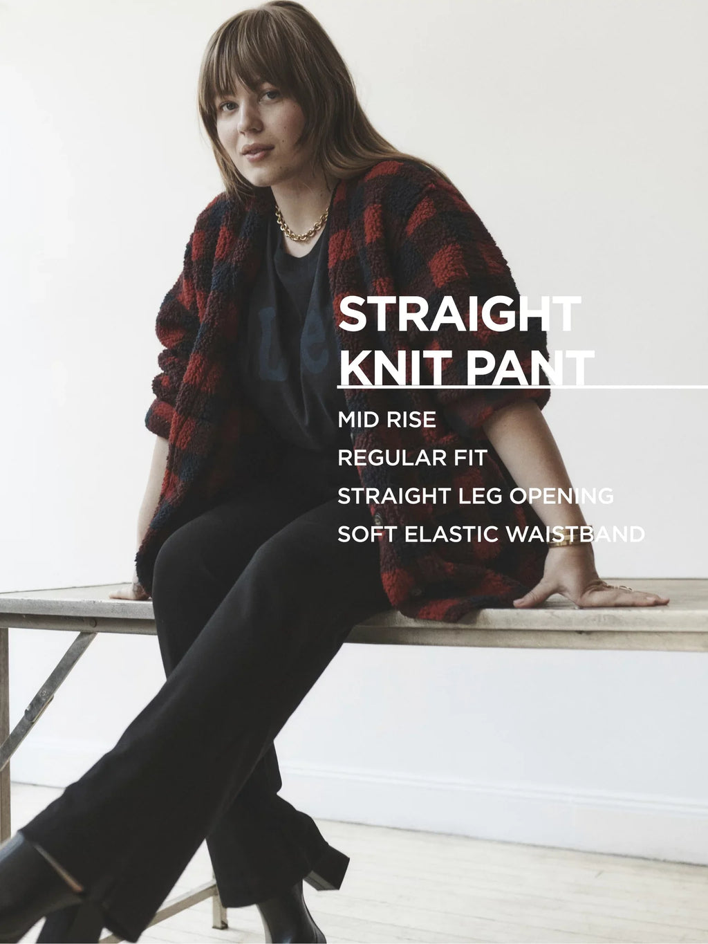 Women's Straight Plus Lee® Pant Knit Fit Regular