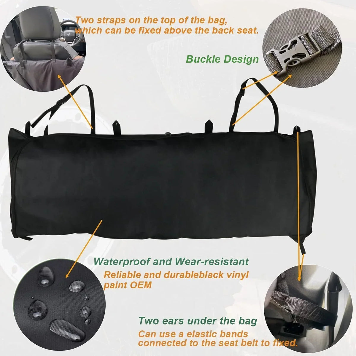 2022 2021 for Accessories 4 Door Window Soft Bronco Ford Top Bag Storage 2023