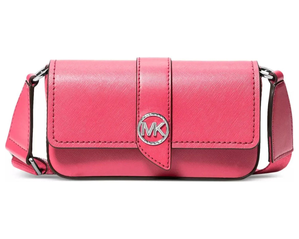 Leather MULTI Michael Crossbody East GERANIUM Small 32S3SGRC1L MICHAEL Greenwich West Extra Kors