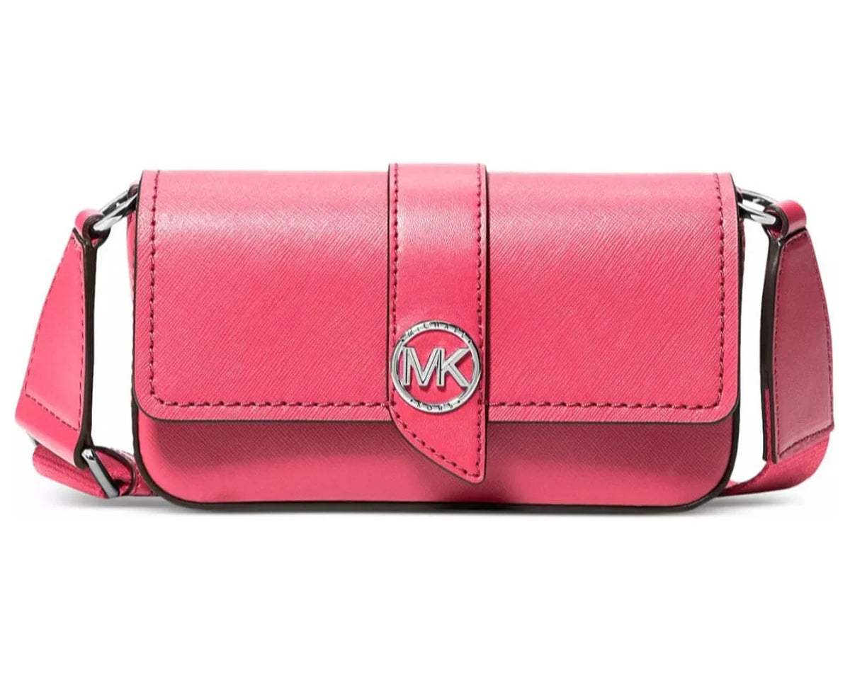 Leather MULTI Michael Crossbody East GERANIUM Small 32S3SGRC1L MICHAEL Greenwich West Extra Kors