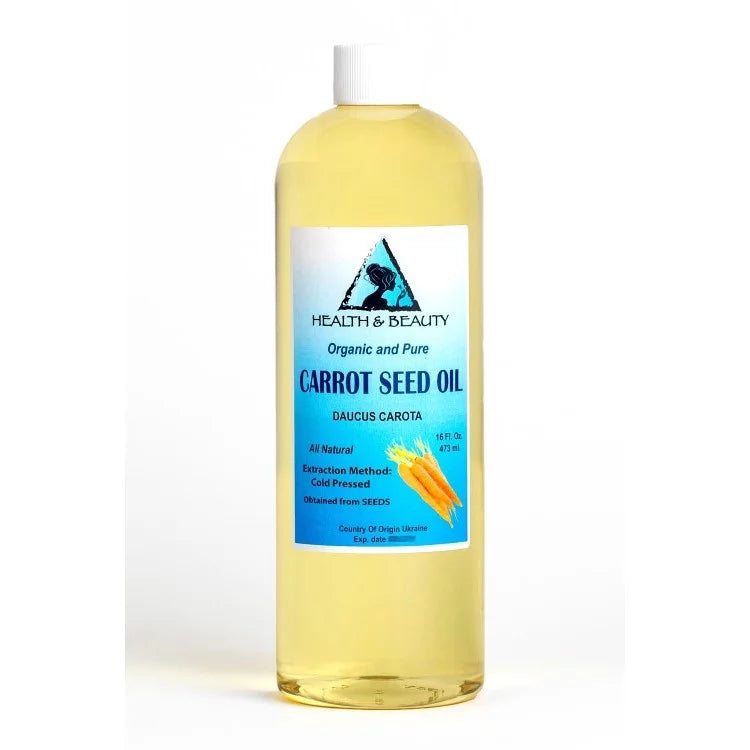 Pressed Pure Fresh oz Organic Seed 100% Oil 16 Premium Carrier Carrot Cold