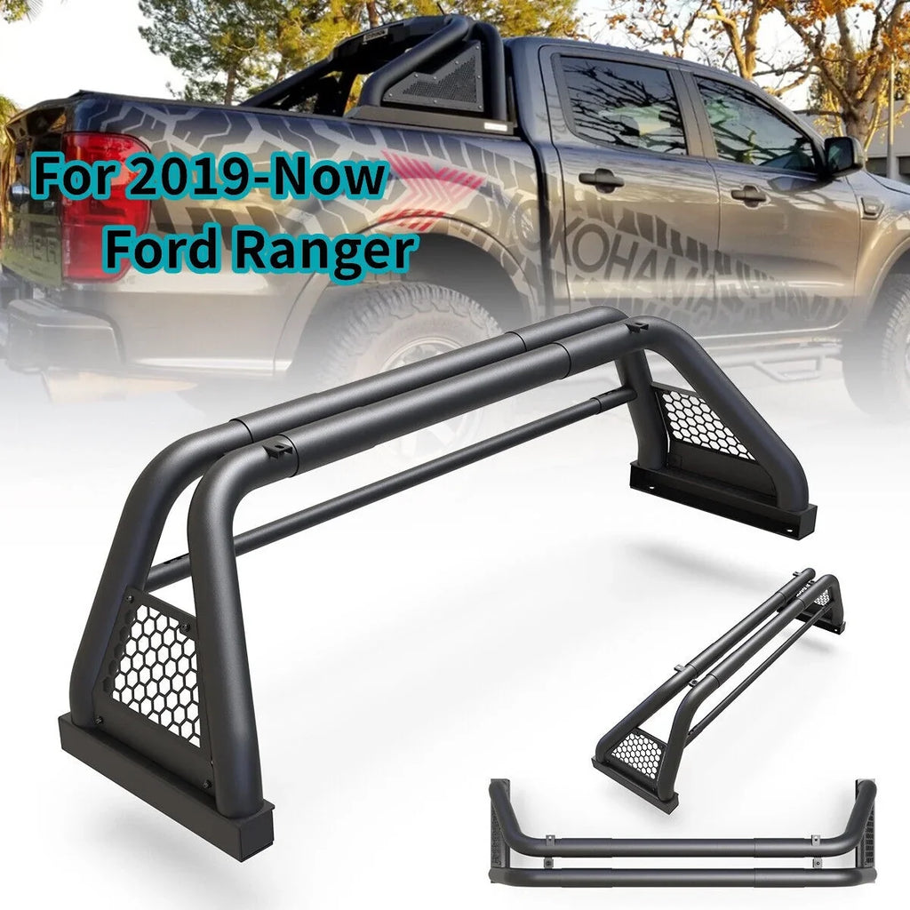 Ranger Bar Chase 62.9-74.7" Ford Bed Truck For Sport Fit Bar 2019-2023 Roll Rack Adjustable