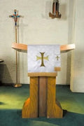 Pulpit Supply Cross Church Scarf Christian VC751 - Brands White Maltese