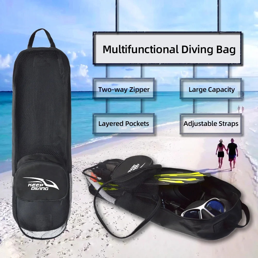 DIVING KEEP bag,Pvc Pvc Fins Fins Fins storage With Fins Portable With Pvc Fins