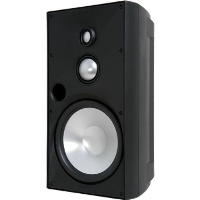 Wall Speaker, SpeakerCraft W Mountable 150 Bookshelf, Outdoor OE8 Elements Three Black RMS, Outdoor