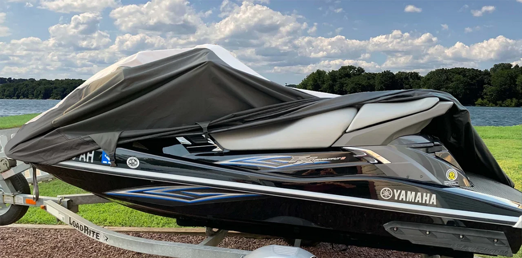 JET Sea for Compatible 2001 PWC Jet Cover Ski Doo 600D SUPER Covers HEAVY-DUTY Seater SKI 2002 Cover Sea-Doo RXX 2 PWC