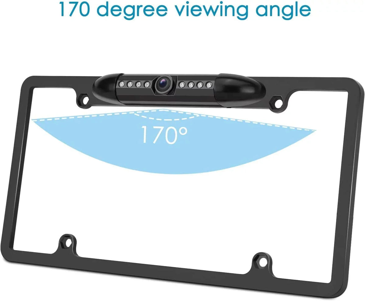 KW-V230BT JVC Camera Rearview for Frame License Backup Black KWV230BT Plate