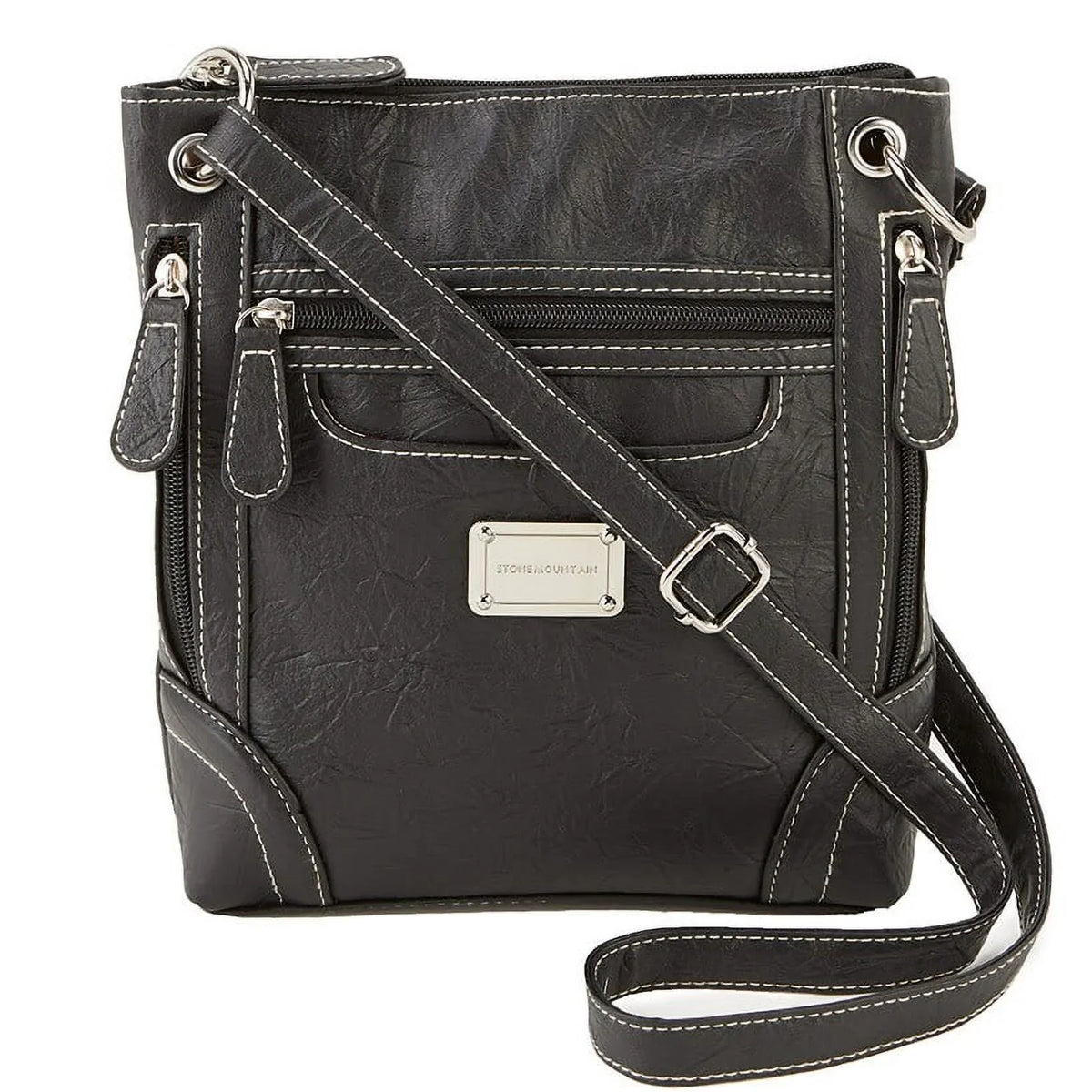 Black Large - Crossbody Bags Mountain Stone