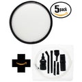Upright Filter Replacement 5-Pack Windtunnel Vacuum Micro Steerable 7-Piece 303903001 Primary Primary Kit - Attachment Hoover Filter Vacuum Hoover Air Compatible UH72400 with Bagless